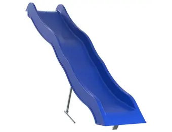 vidaXL Glijbaan 210x40 cm polypropeen blauw