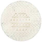 vidaXL Bistrotafel vintage stijl rond 40x70 cm metaal wit