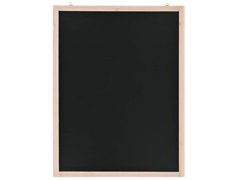 vidaXL Krijtbord voor aan de wand 60x80 cm cederhout