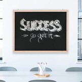 vidaXL Krijtbord voor aan de wand 60x80 cm cederhout