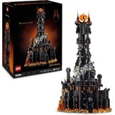 LEGO Icons The Lord of the Rings: Barad-dûr Film Building Kit for Adults with Minifigures of Sauron, Gothmog, Orcs, Frodo, Sam and Gollem, Gift for Him or Her 10333