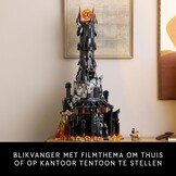 LEGO Icons The Lord of the Rings: Barad-dûr Film Building Kit for Adults with Minifigures of Sauron, Gothmog, Orcs, Frodo, Sam and Gollem, Gift for Him or Her 10333