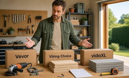 Vevor vs Viking Choice vs vidaXL: welk budgetmerk waarvoor?