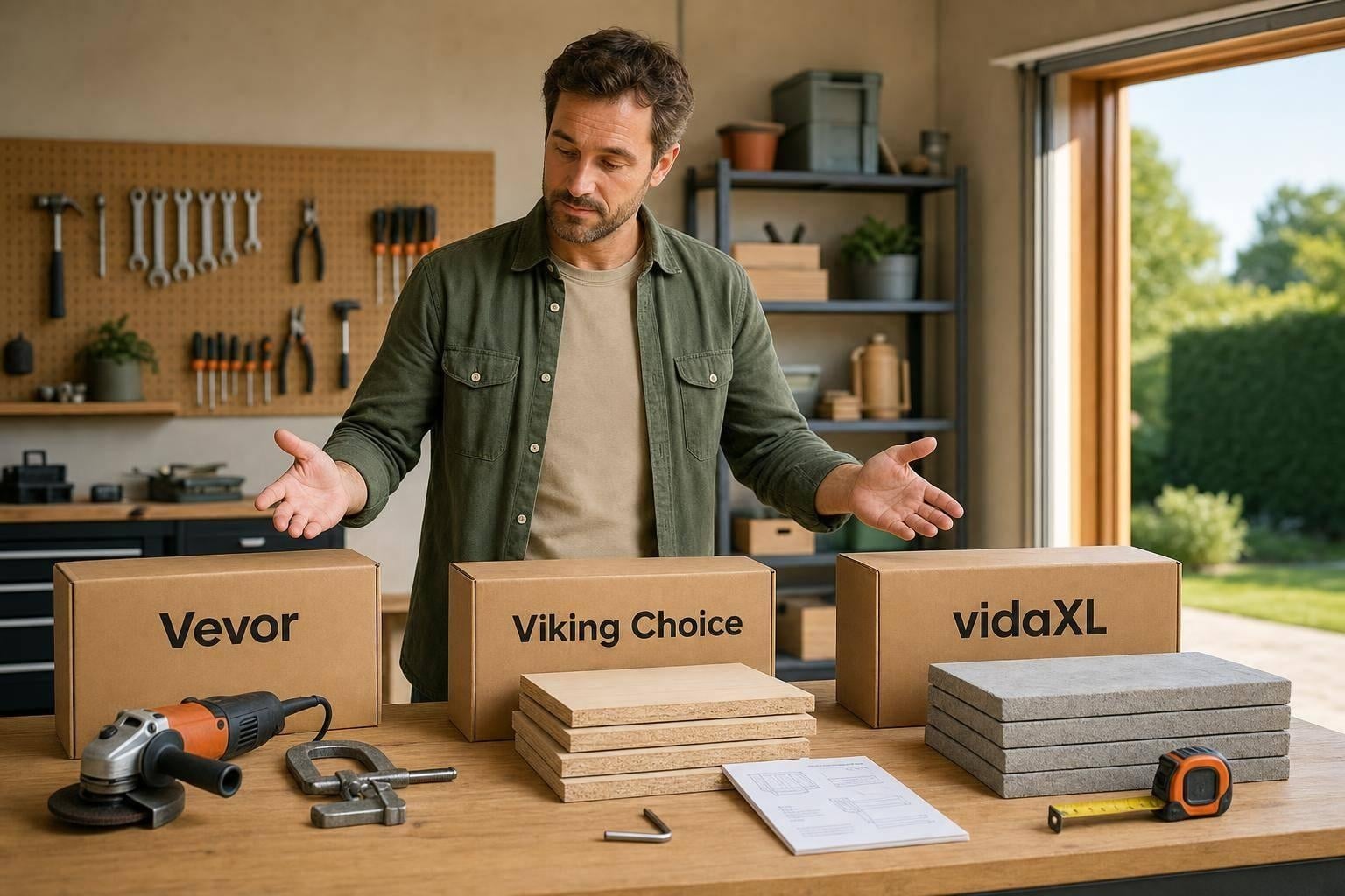 Vevor vs Viking Choice vs vidaXL: welk budgetmerk waarvoor?