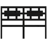 Hoofdbord Grenenhout 165x4x100 cm Zwart - 59% Korting!