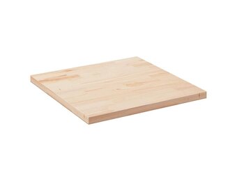 vidaXL Tafelblad vierkant 90x90x2,5 cm massief grenenhout