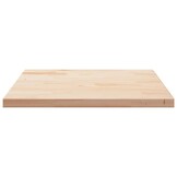 vidaXL Tafelblad vierkant 90x90x2,5 cm massief grenenhout
