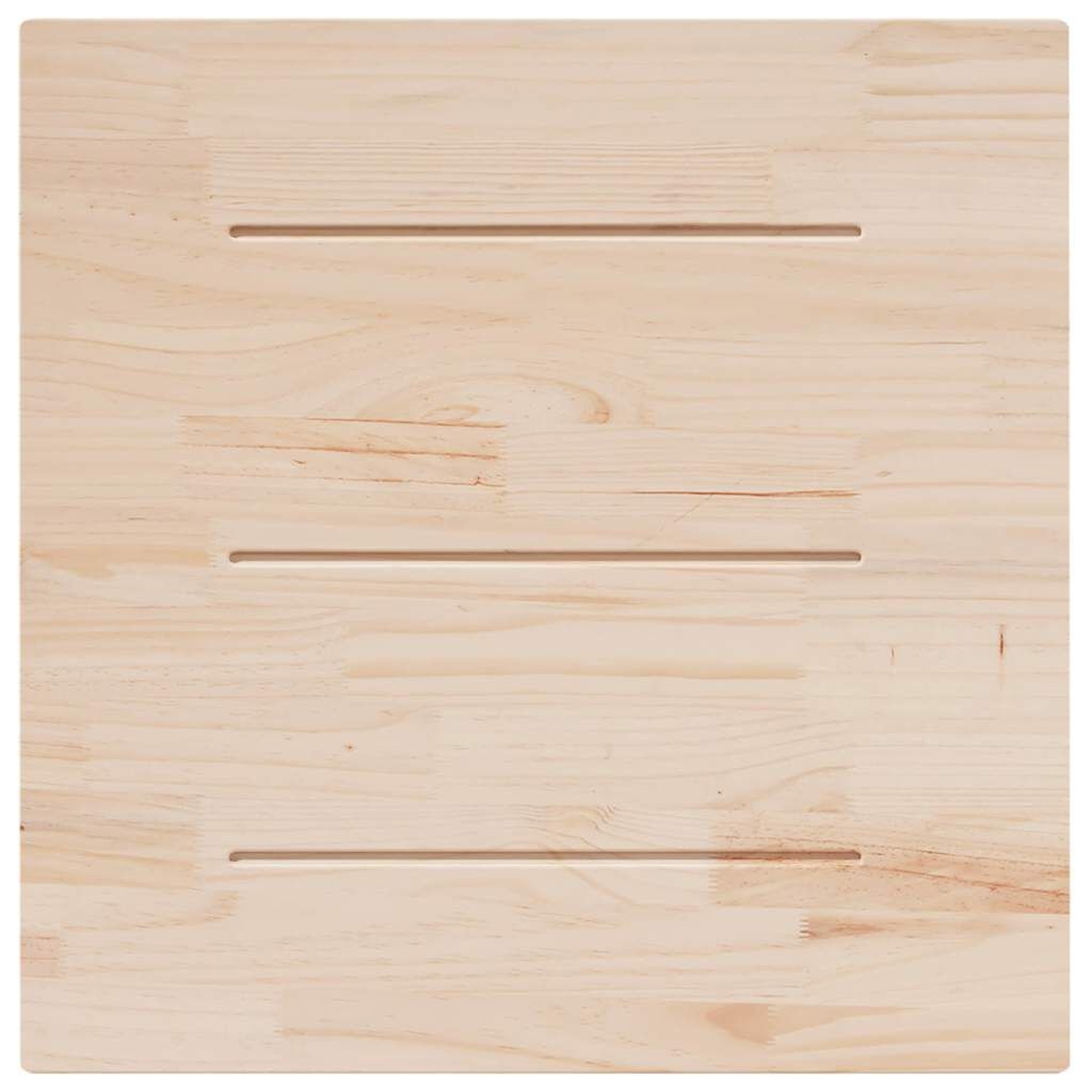 vidaXL Tafelblad vierkant 90x90x2,5 cm massief grenenhout