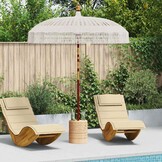 vidaXL Macramé Parasol 190 x 190 x 260 cm