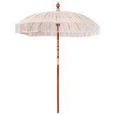 vidaXL Macramé Parasol 190 x 190 x 260 cm