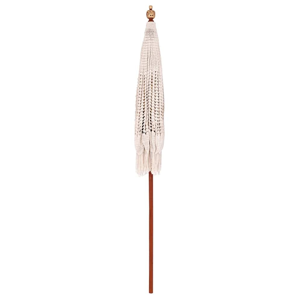 vidaXL Macramé Parasol 190 x 190 x 260 cm