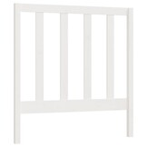 vidaXL Hoofdbord Grenenhout Wit 96x4x100 cm - 34% Korting