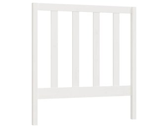 vidaXL Hoofdbord Grenenhout Wit 96x4x100 cm - 34% Korting