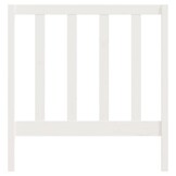 vidaXL Hoofdbord Grenenhout Wit 96x4x100 cm - 34% Korting