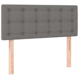 Hoofdbord donkergrijs stof 80x5x78/88 cm - 33% korting