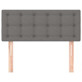 Hoofdbord donkergrijs stof 80x5x78/88 cm - 33% korting