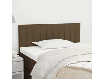 Donkerbruin Hoofdbord van Stof - 90x5x78/88 cm (28% Korting)