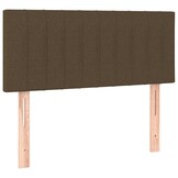 Donkerbruin Hoofdbord van Stof - 90x5x78/88 cm (28% Korting)