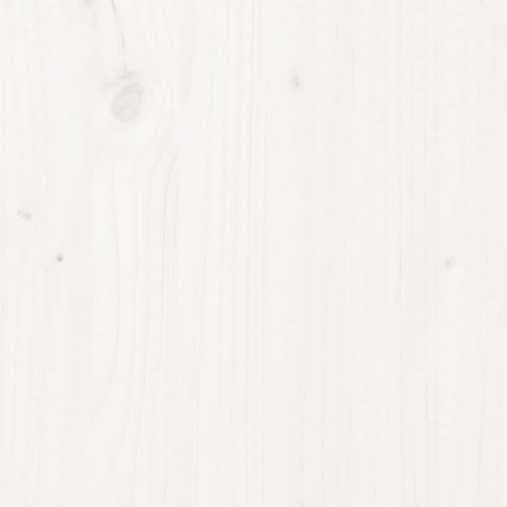 Hoofdbord Grenenhout Wit 166x4x104 cm - 40% Korting