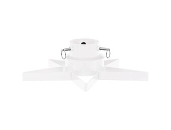 Kerstboomstandaard Wit Metaal 47x47x13,5cm - 28% Korting