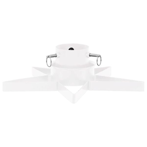 Kerstboomstandaard Wit Metaal 47x47x13,5cm - 28% Korting