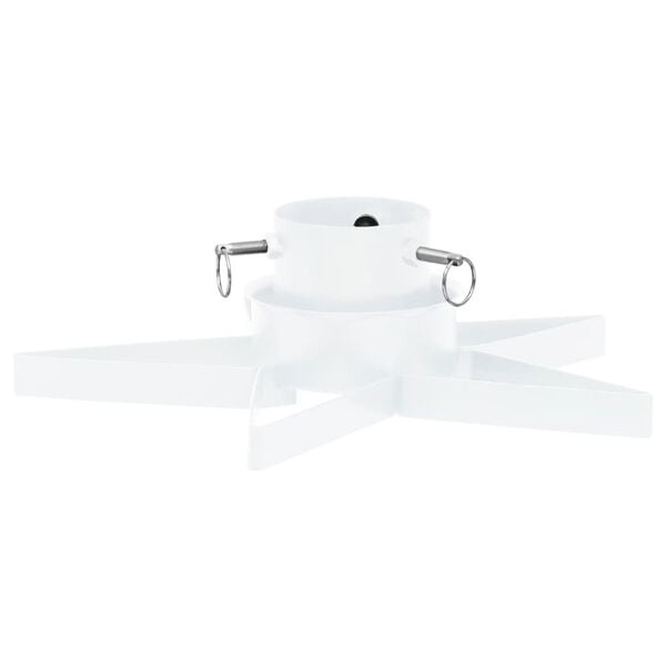 Kerstboomstandaard Wit Metaal 47x47x13,5cm - 28% Korting