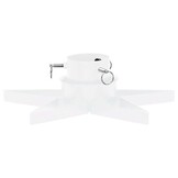 Kerstboomstandaard Wit Metaal 47x47x13,5cm - 28% Korting