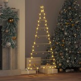 VidaXL Kerstboom 125 cm Metaal Zwart - 51% Korting