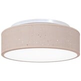 Plafonnière Taupe Stof 38 cm - 62% Korting