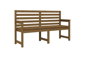 vidaXL Tuinbank Grenenhout Honingbruin 159,5 cm - 36% Korting