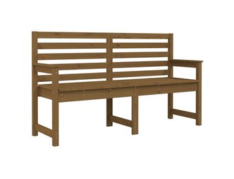 vidaXL Tuinbank 159,5x48x91,5 cm massief grenenhout honingbruin