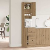 vidaXL Keukenbuffet Artisan Eiken 32 x 50 x 180 cm