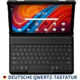 Zwarte PU Lederen Toetsenbord Hoes voor Lenovo Tab M10 3rd Gen 10.1 - 47% Korting