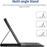 Zwarte PU Lederen Toetsenbord Hoes voor Lenovo Tab M10 3rd Gen 10.1 - 47% Korting