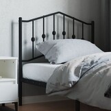 Hoofdbord Metaal Zwart 90cm - 33% Korting