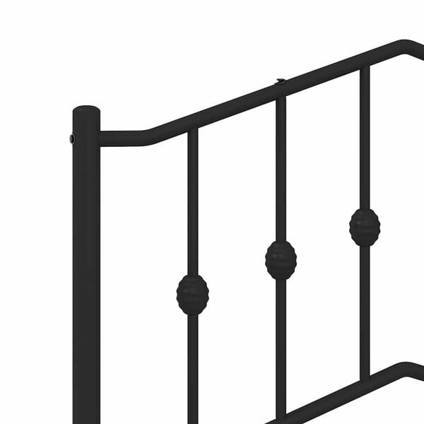 Hoofdbord Metaal Zwart 90cm - 33% Korting