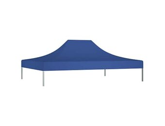 vidaXL Partytentdak 270 g/m² 4x3 m blauw