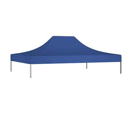 vidaXL Partytentdak 270 g/m² 4x3 m blauw