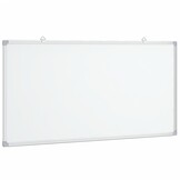 vidaXL Whiteboard magnetisch 100x50x1,7 cm aluminium