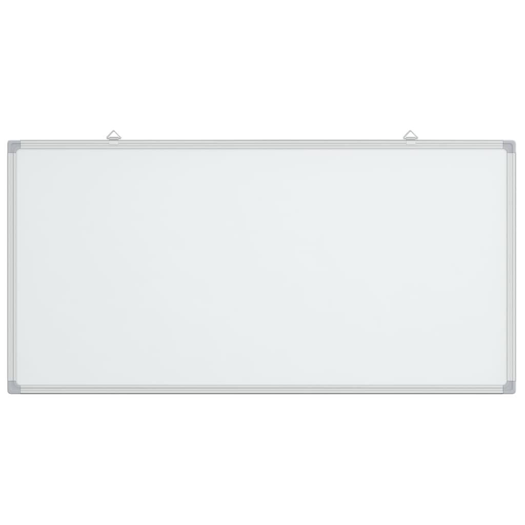 vidaXL Whiteboard magnetisch 100x50x1,7 cm aluminium