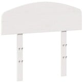 Hoofdbord Massief Grenenhout Wit 100 cm - 52% Korting