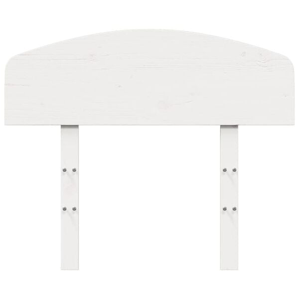 Hoofdbord Massief Grenenhout Wit 100 cm - 52% Korting