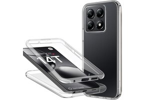 Transparant Telefoonhoesje Xiaomi 14T Pro - 360° Bescherming & Ingebouwde Screenprotector (44% Korting)