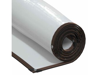 vidaXL Plantenafdekking met zeilringen 1x3 m polyethyleen