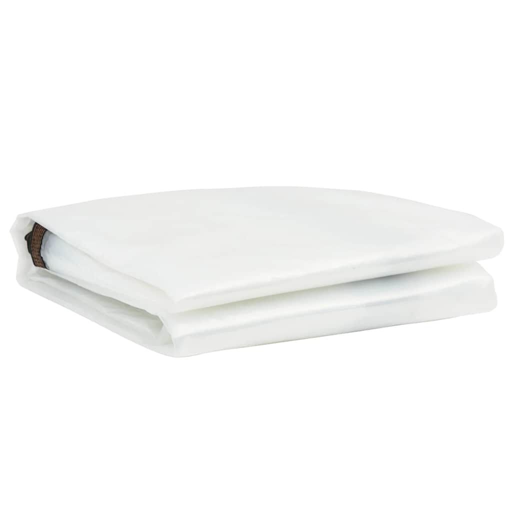 vidaXL Plantenafdekking met zeilringen 1x3 m polyethyleen