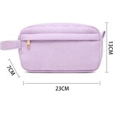 Paarse Corduroy Make-uptas Dames - 39% Korting