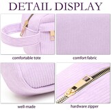 Paarse Corduroy Make-uptas Dames - 39% Korting
