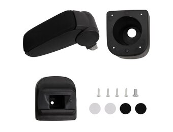 vidaXL Armsteun 12x34x(35-47) cm ABS zwart