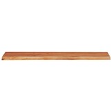 vidaXL Wandschap rechthoekig natuurlijke rand 100x30x3,8 cm acaciahout