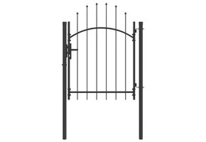 vidaXL Tuinpoort WOERDEN 150x100cm Staal Grijs - 35% Korting!